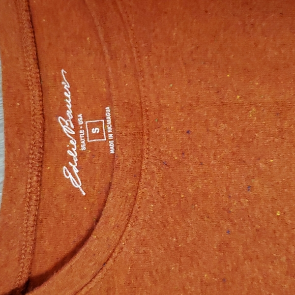 Eddie Bauer orange long sleeve t-shirt, size small - Picture 2 of 5